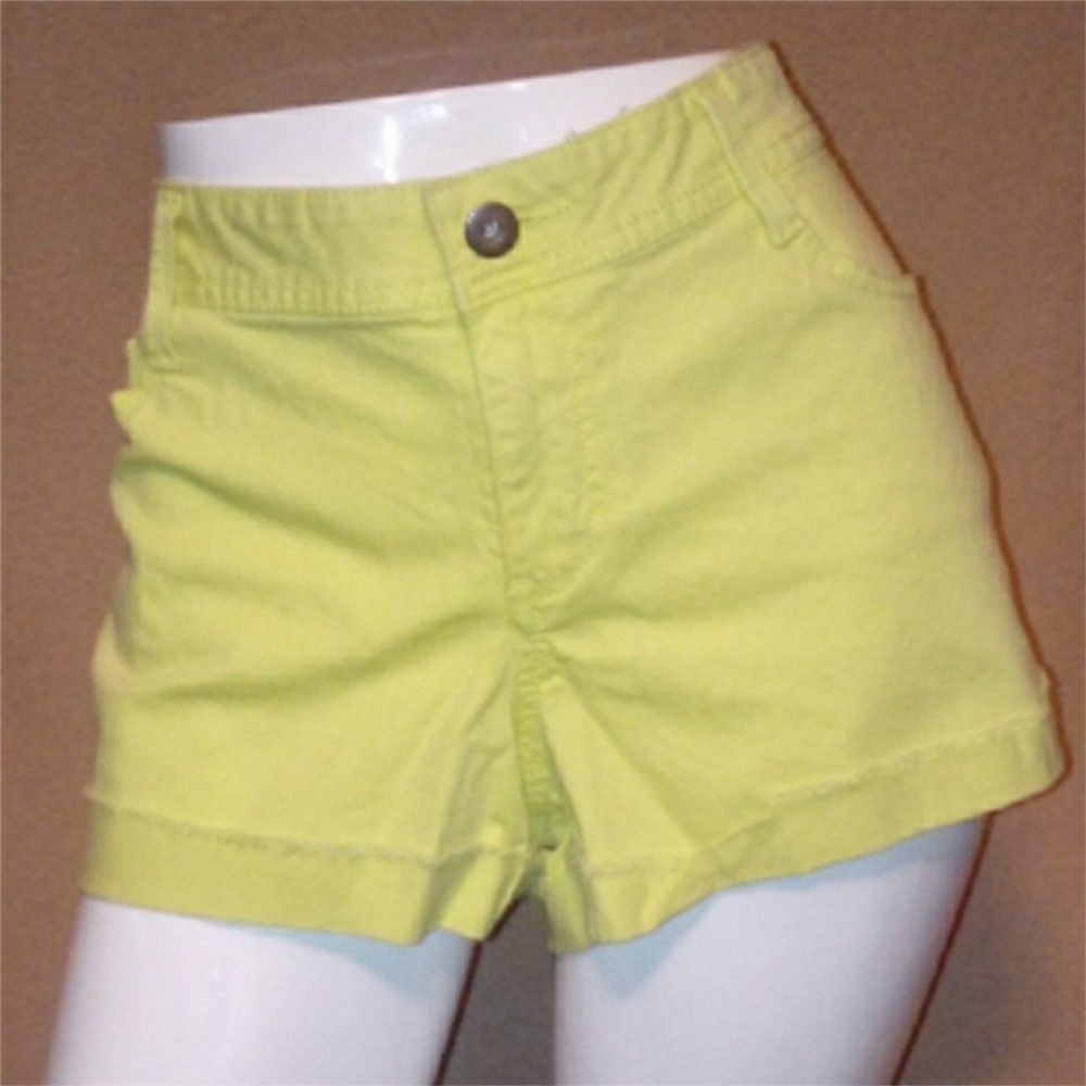 Mudd Bright Yellow Shorts